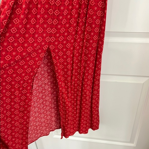 Xhilaration Red Spaghetti Strap Sundress Maxi - Picture 3 of 4